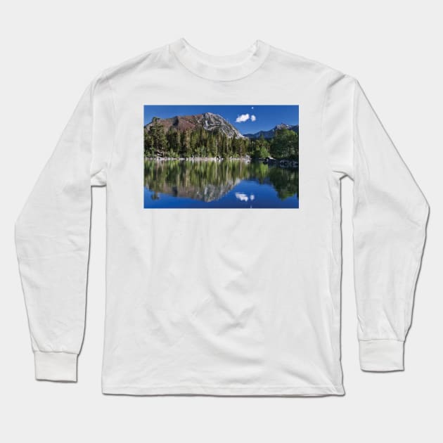 Sherwin Lake Reflects Mountains Long Sleeve T-Shirt by TaivalkonAriel